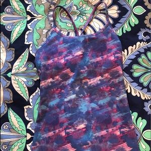 Ivivva Power Y Tank Top Purple/Pink/Blue Size 10